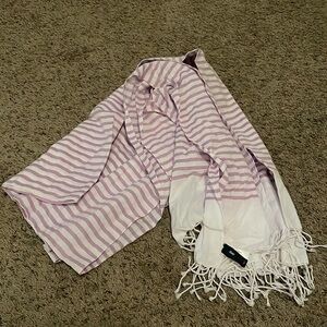 Gap Purple & White Scarf